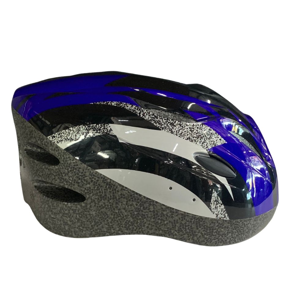 Aftermarket Black/Blue Bicycle Helmet