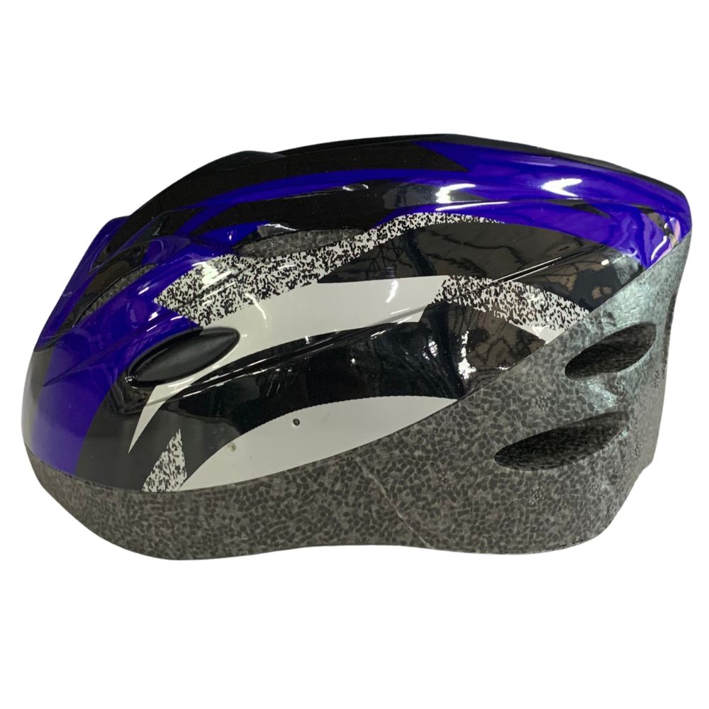 Aftermarket Black/Blue Bicycle Helmet
