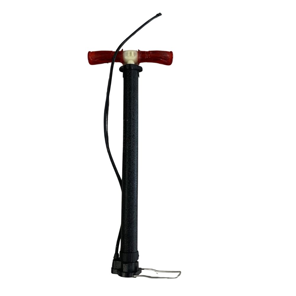 Pyramid O/Size Black Bicycle Floor Pump