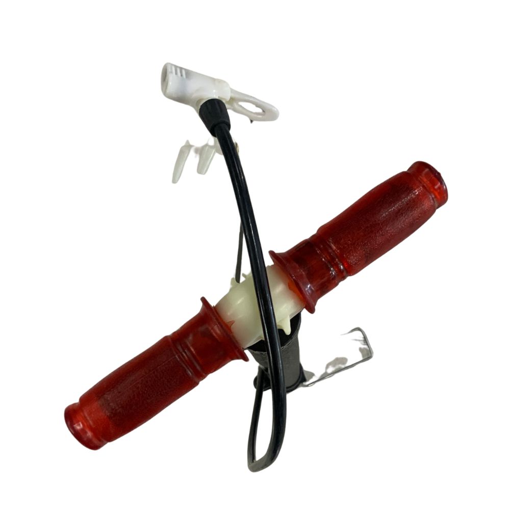 Pyramid O/Size Black Bicycle Floor Pump