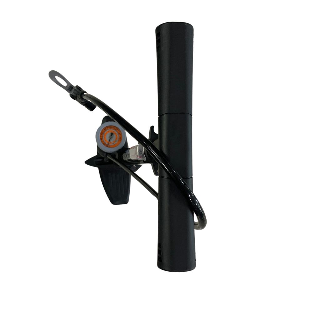 Honor Gauge Black Bicycle Floor Pump
