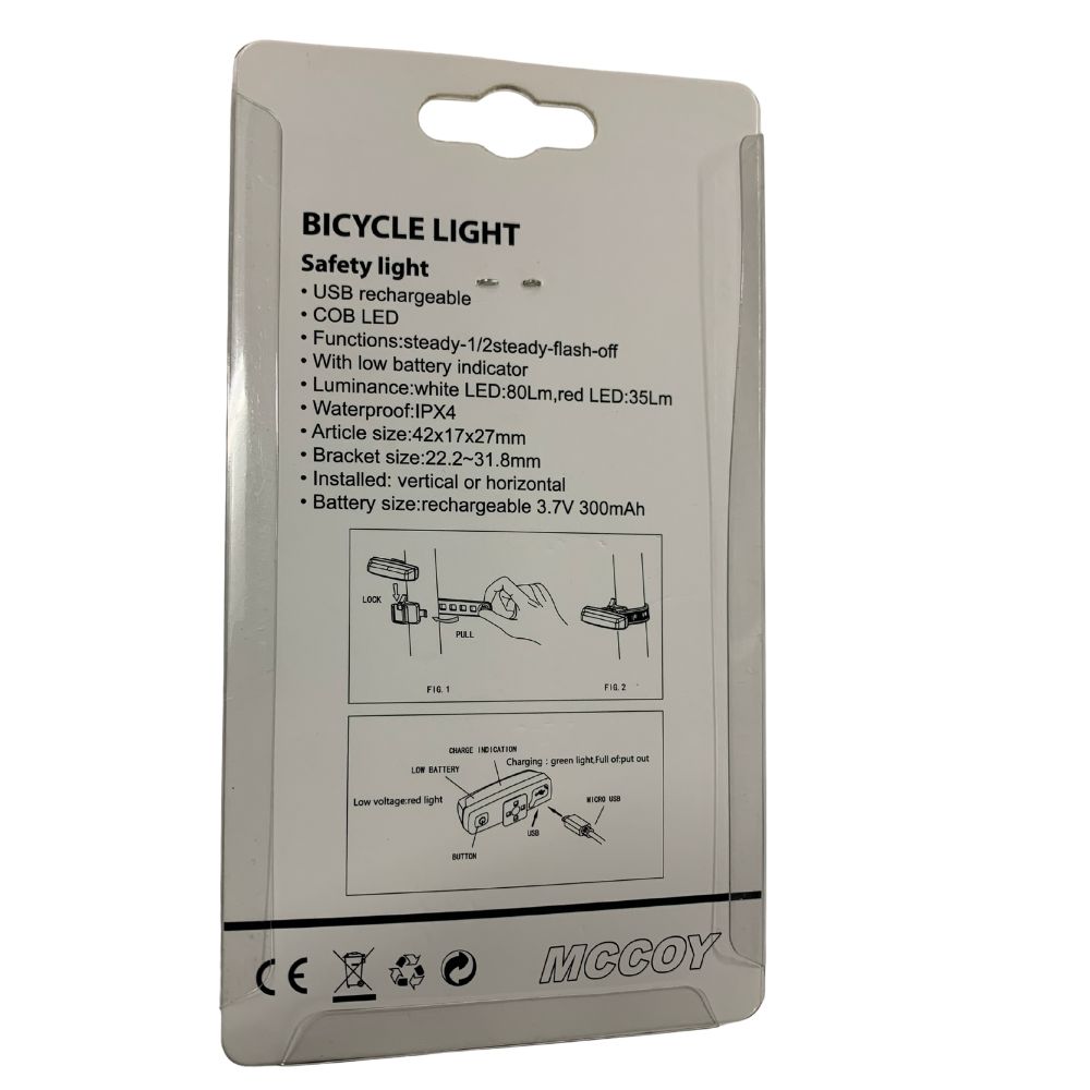 McCoy USB Rear Bicycle Light