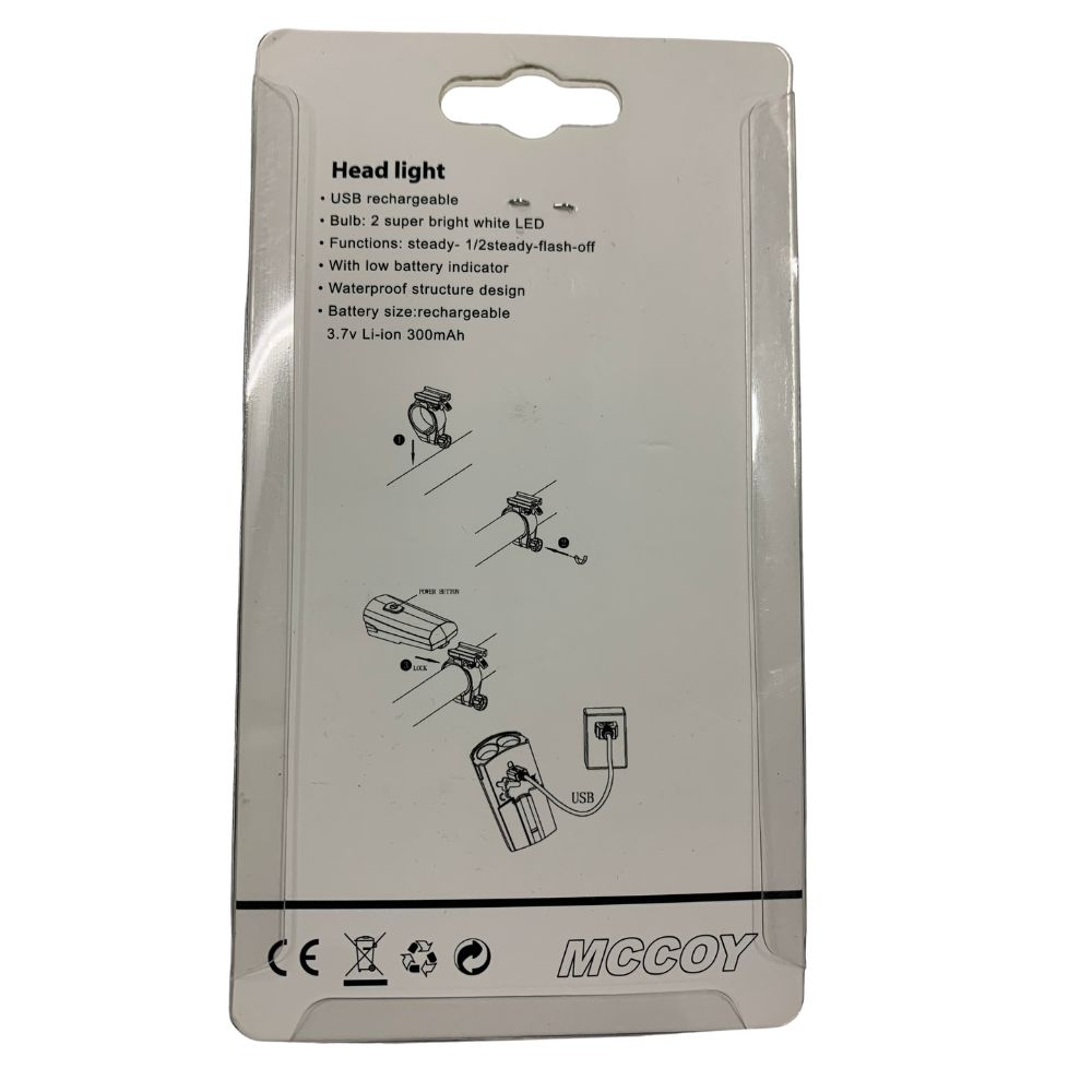 McCoy USB Front Bicycle Light