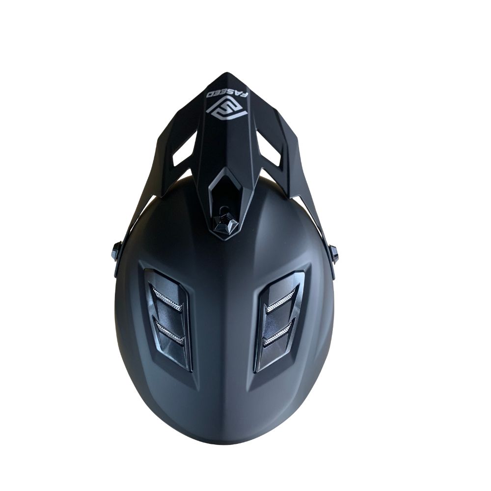 Faseed FS-618 Kids Matt Black Helmet