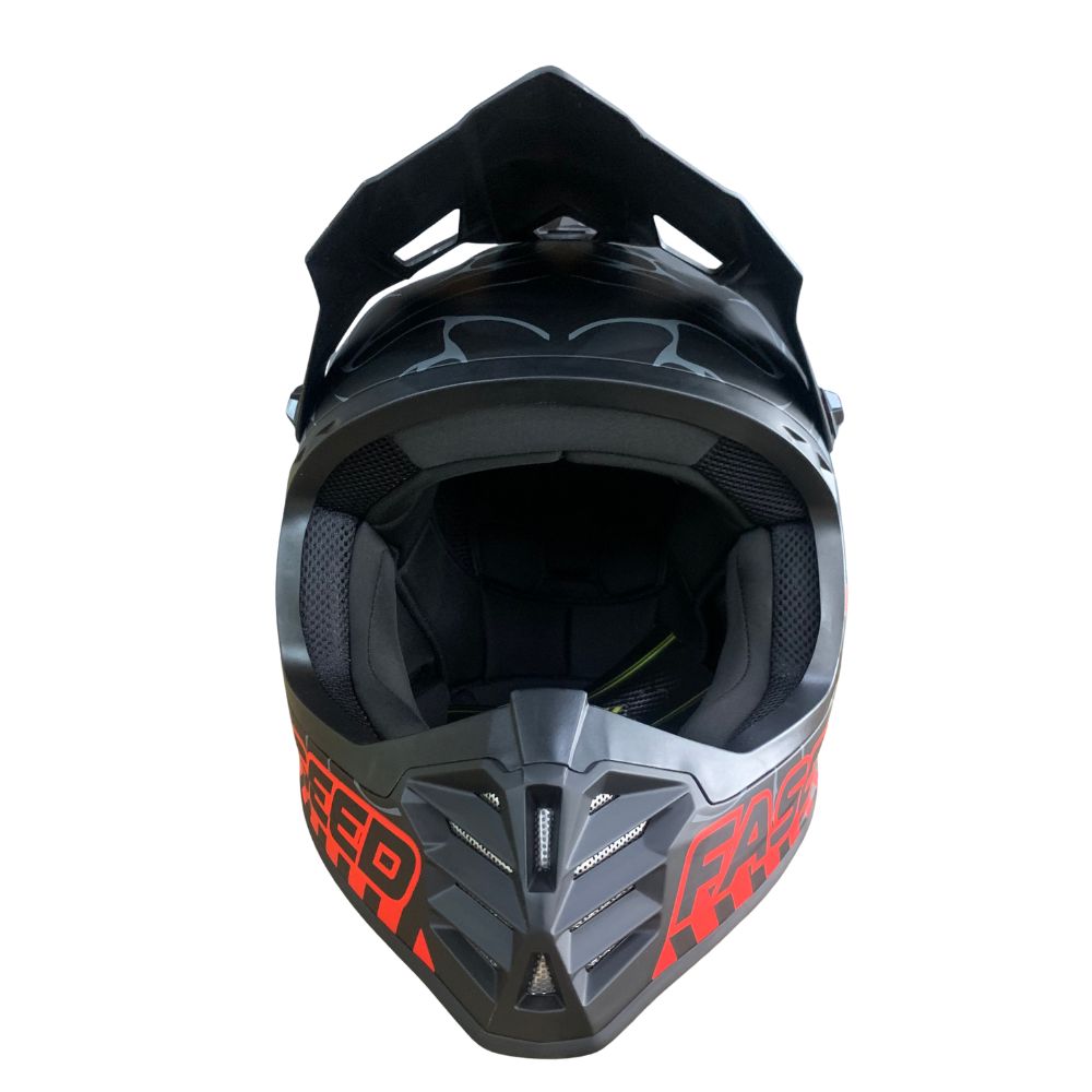 Faseed FS-618 Kids Alert Black/Red Helmet