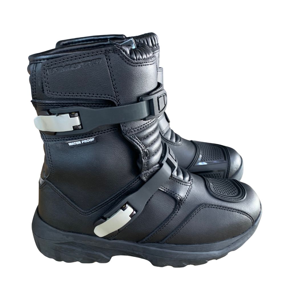 VMoto Black Adventure Short Boots