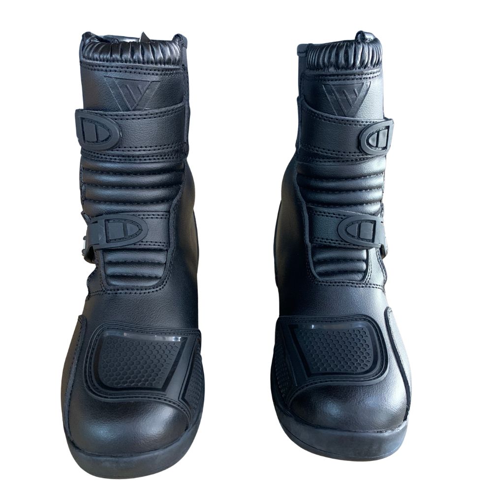 VMoto Black Adventure Short Boots