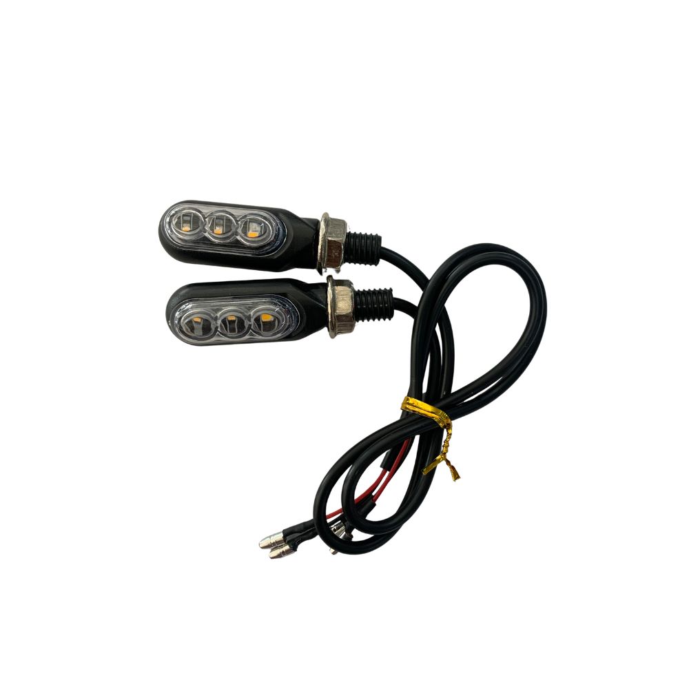 Rotracc Micro Bullet Strobe LED Clear Indicators