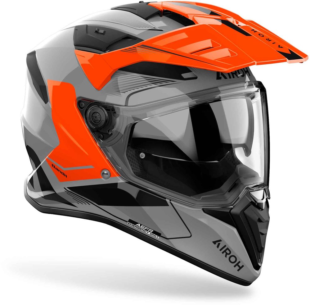 Airoh Bandit Tune Gloss Orange Helmet