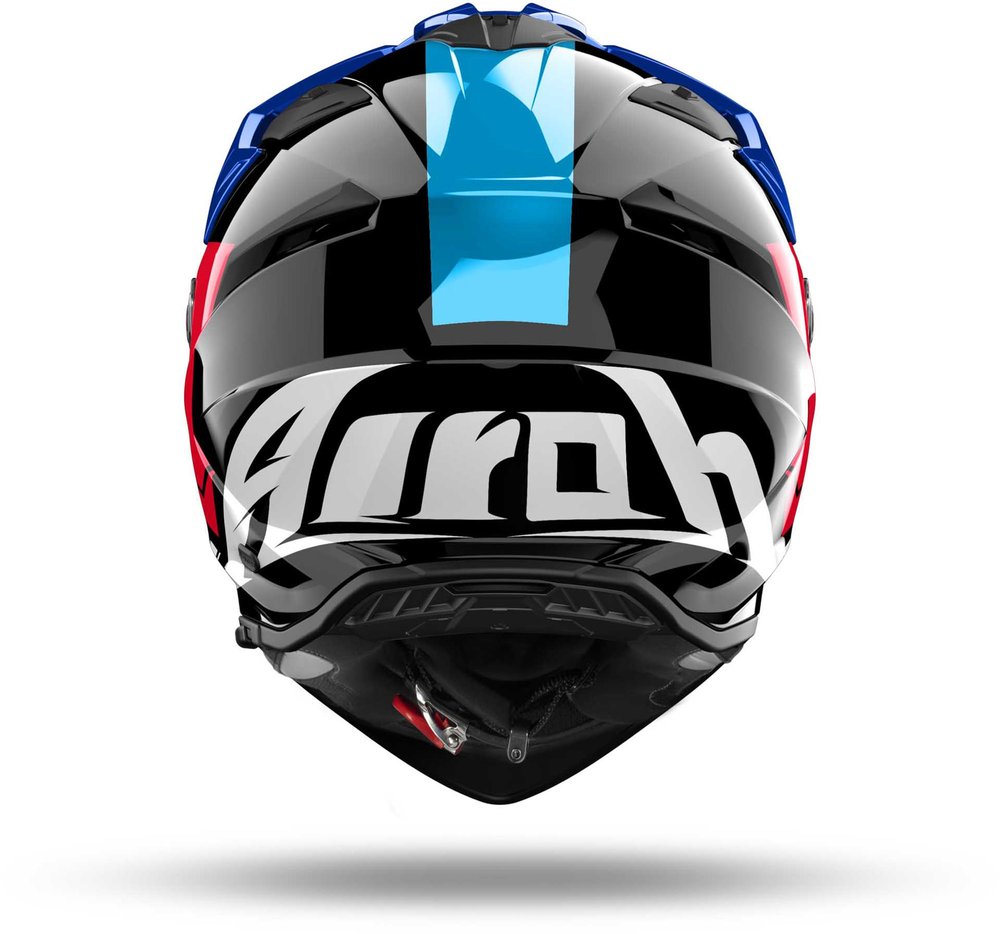 Airoh Bandit Tune Gloss Blue/Red Helmet
