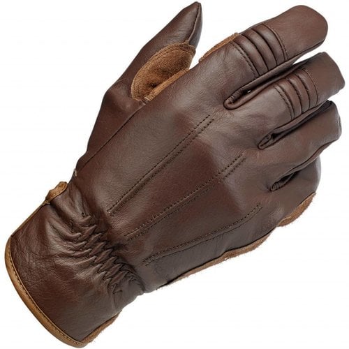 BILTWELL Work Chocolate Motorcycle Gloves