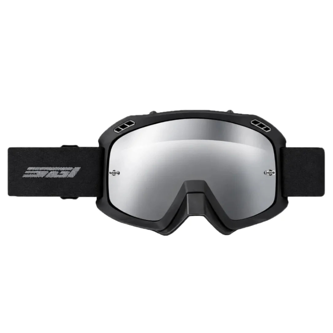 SGI Strike Matt Black Mirror Goggle