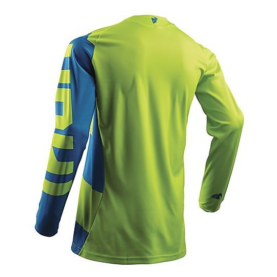 Thor Pulse Level Blue/Lime Jersey
