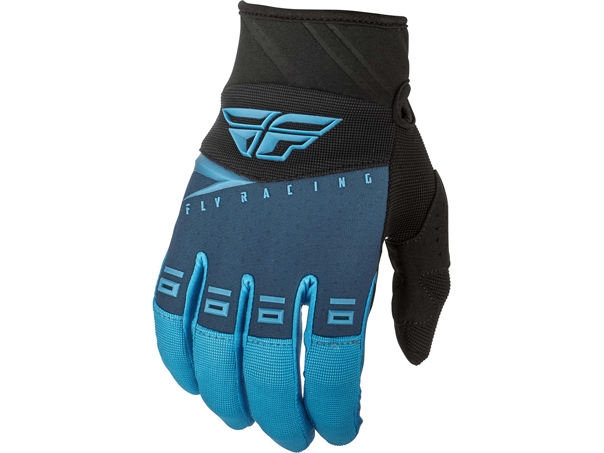 Fly Kids F-16 Blue/Black/Hi-Vis Gloves