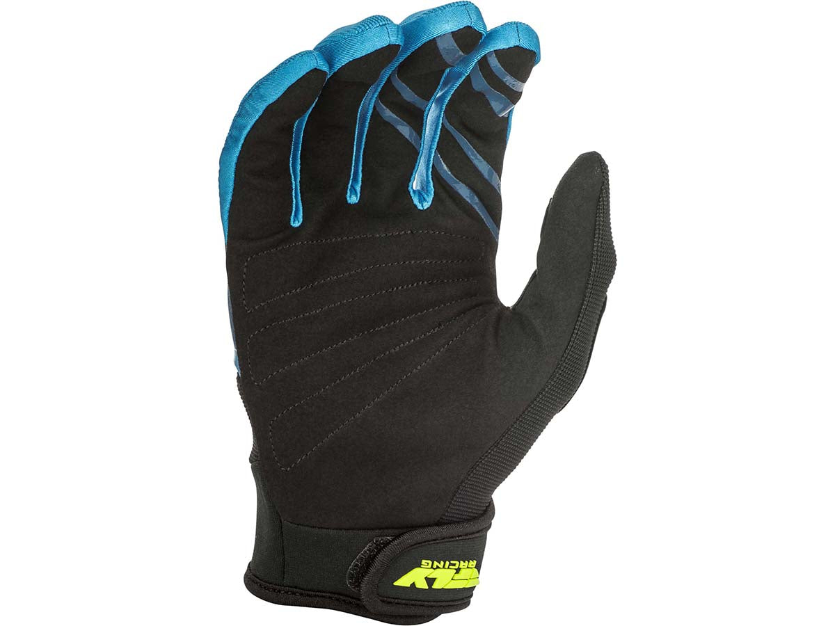 Fly Kids F-16 Blue/Black/Hi-Vis Gloves