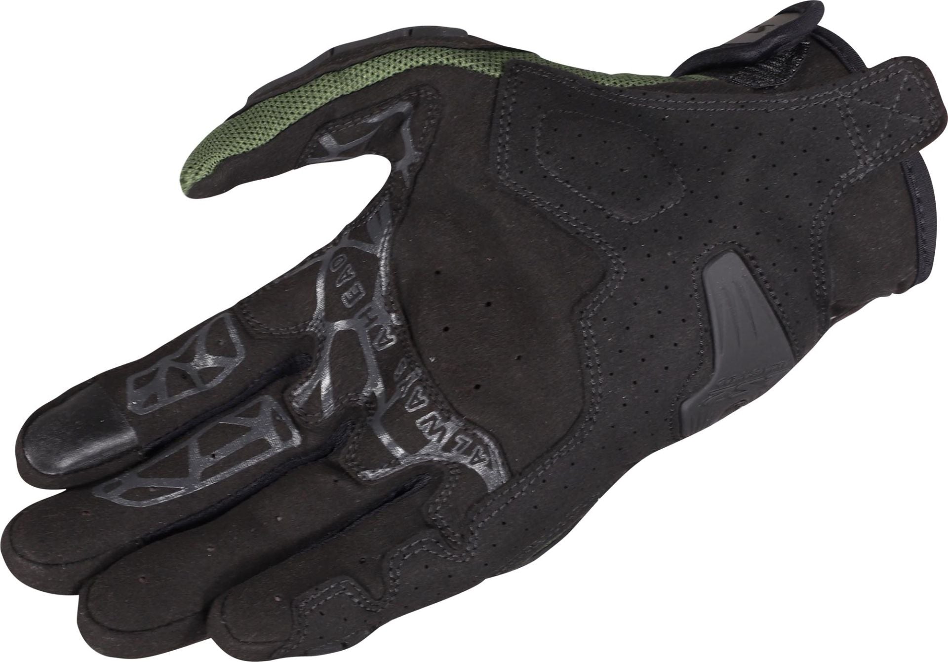 LS2 All Terrain II Man Black/Green Gloves