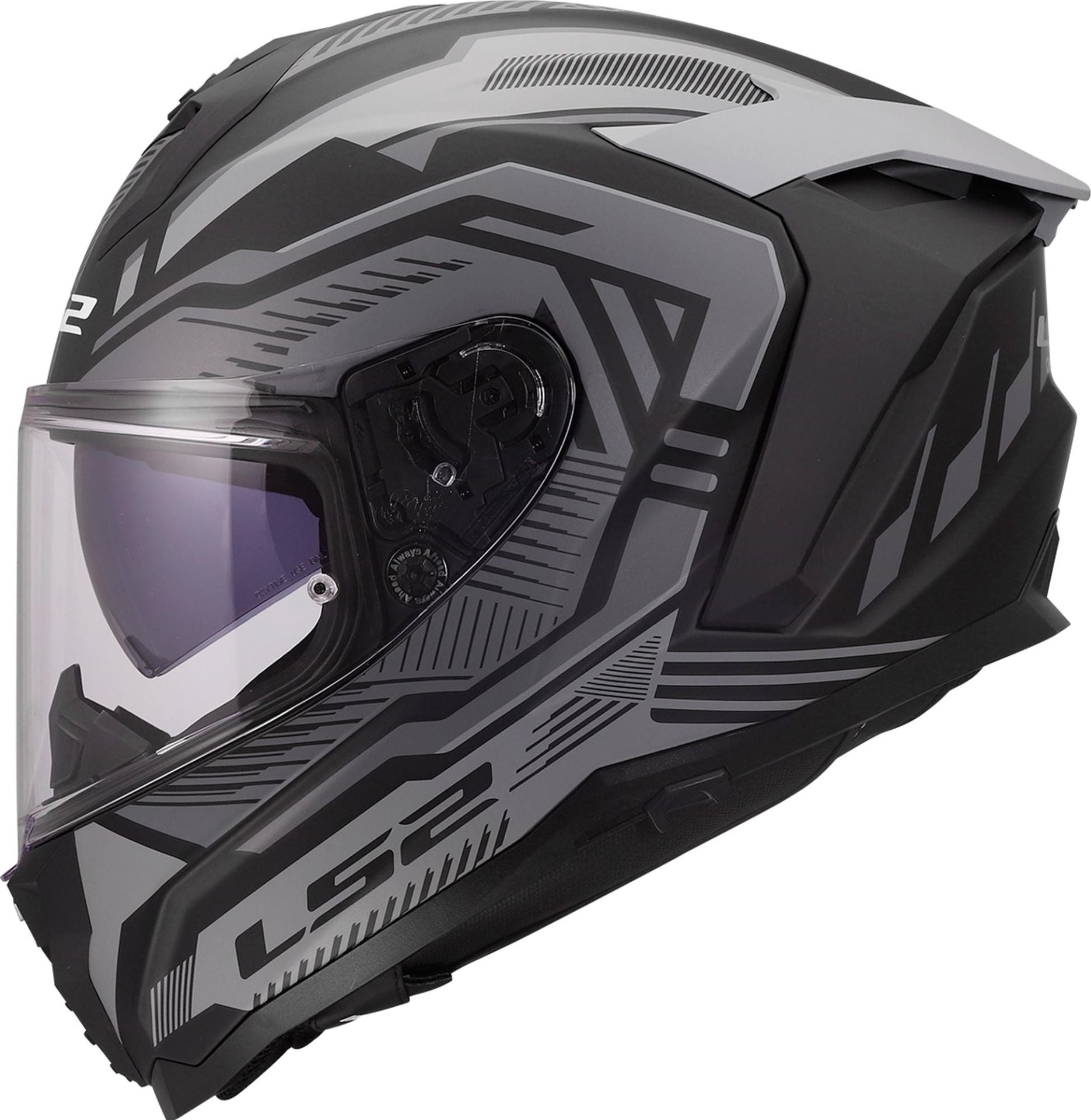LS2 FF817 Challenger II Dravix Matt Grey Helmet