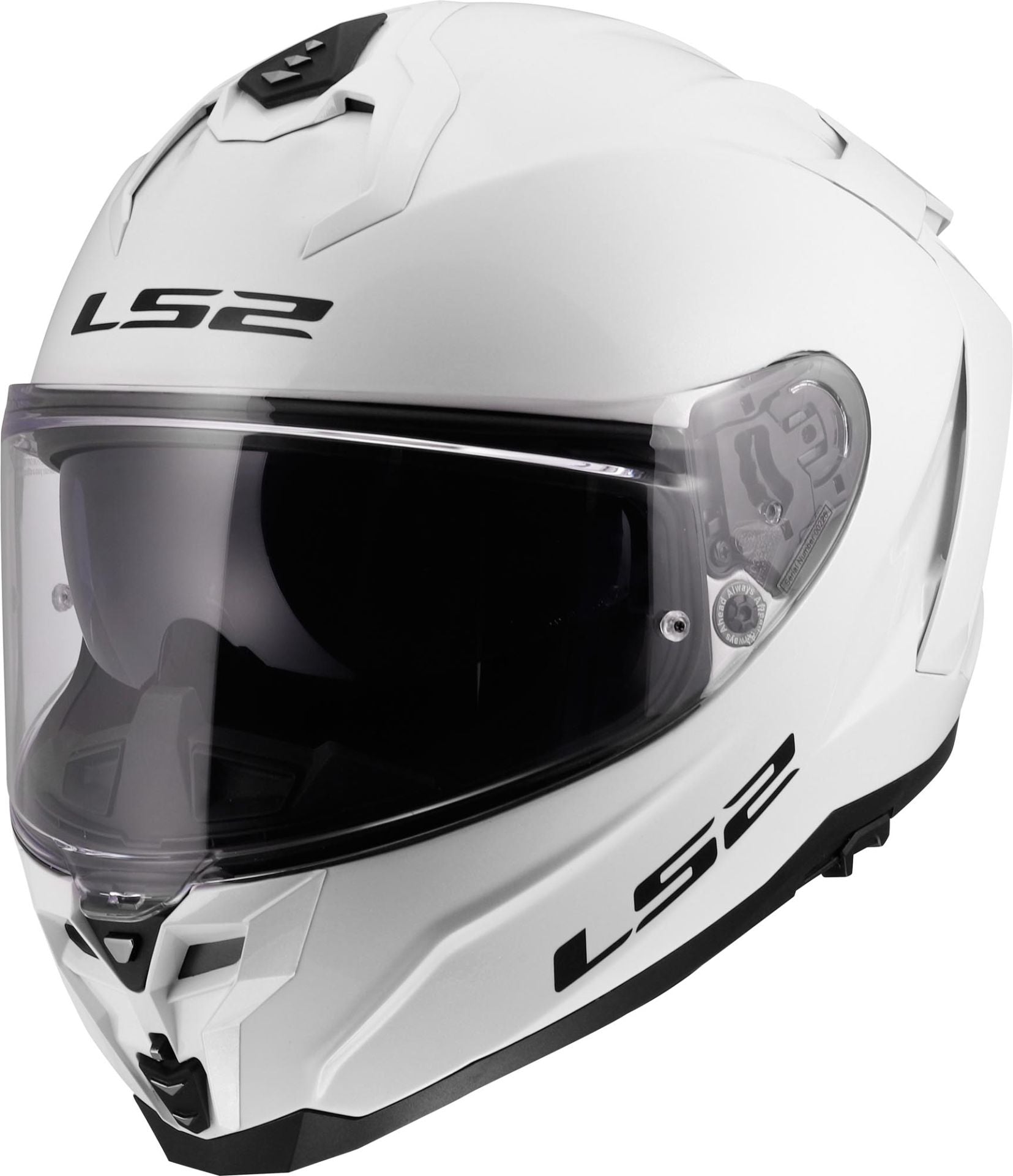 LS2 FF817 Challenger II Solid White Helmet