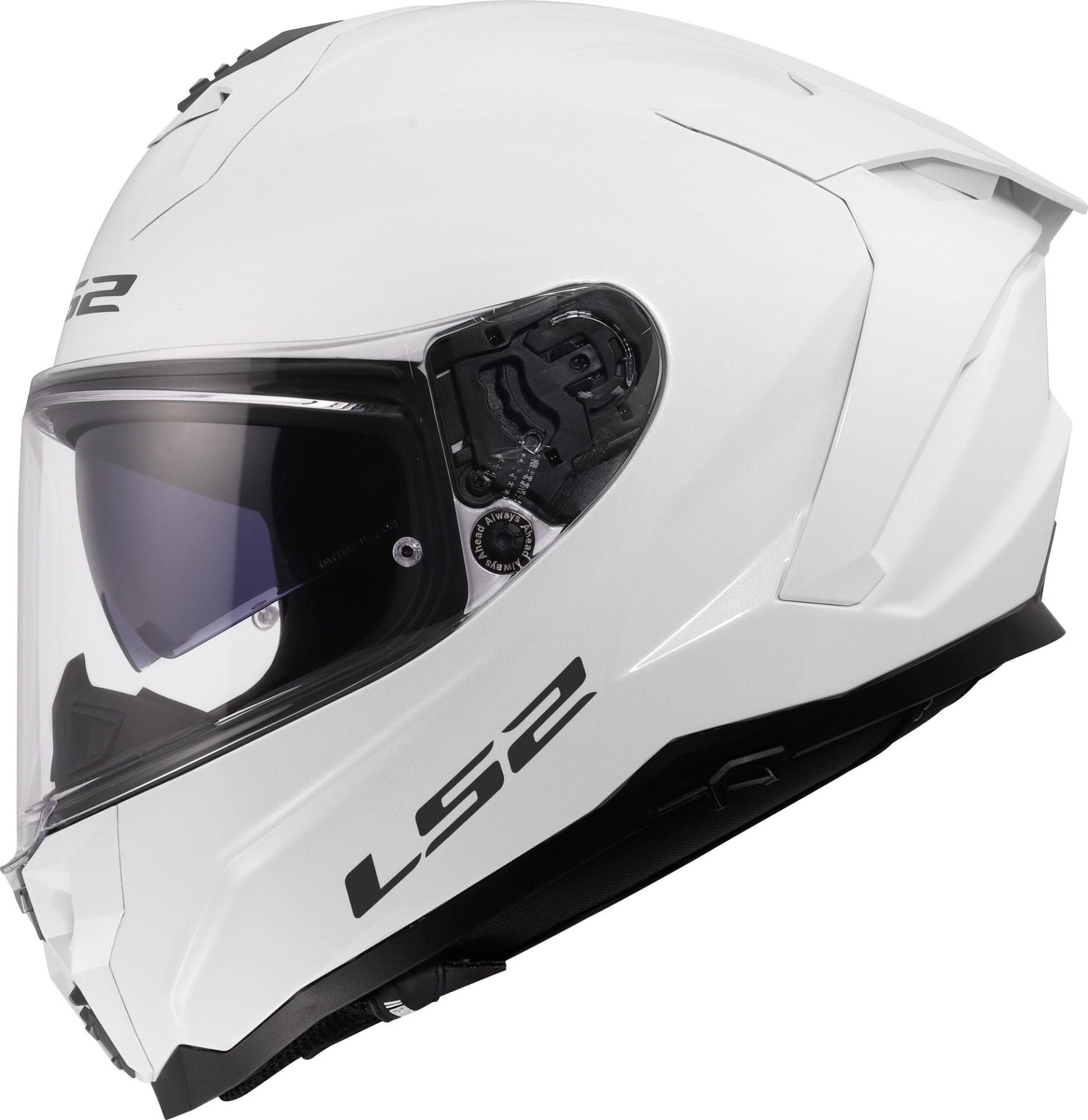 LS2 FF817 Challenger II Solid White Helmet