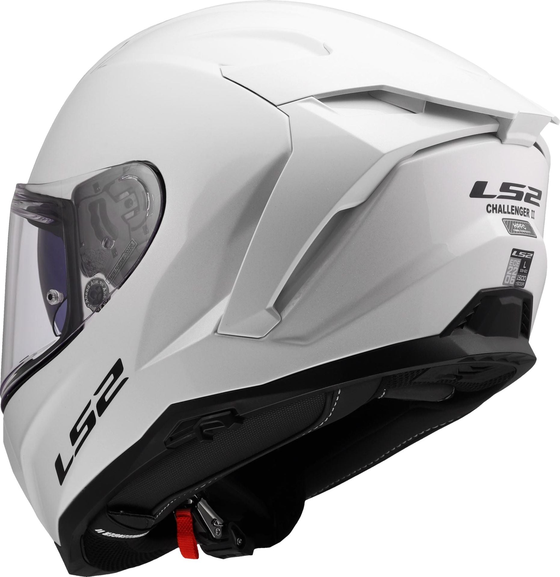 LS2 FF817 Challenger II Solid White Helmet