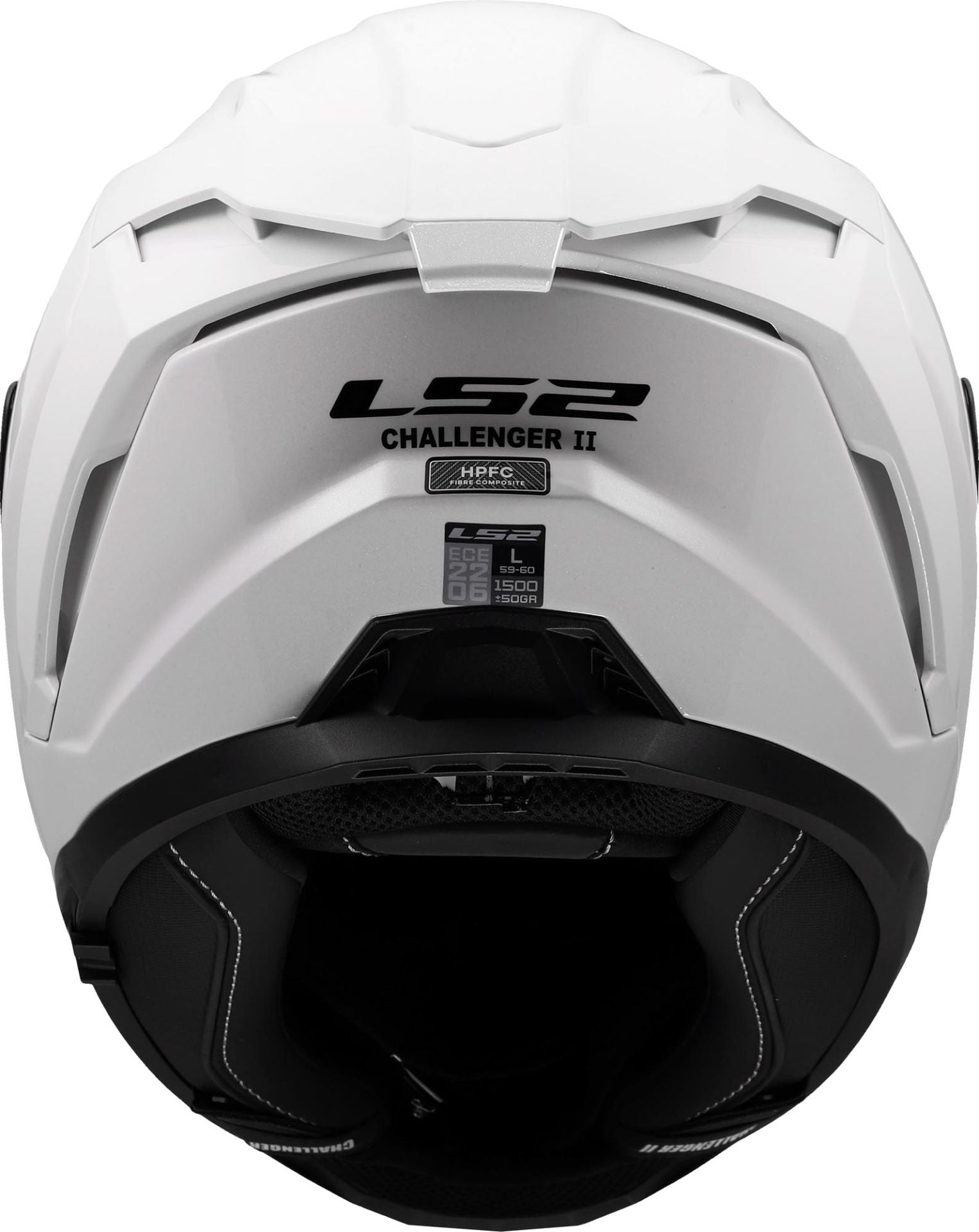 LS2 FF817 Challenger II Solid White Helmet