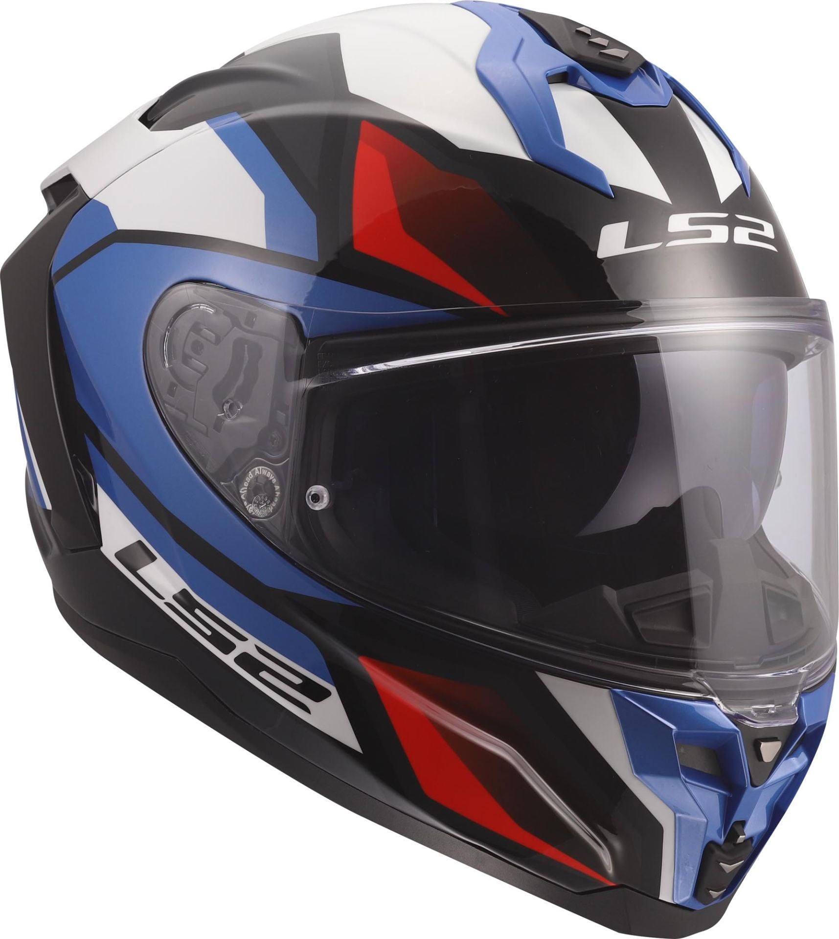 LS2 FF817 Challenger II Viper White/Blue/Red Helmet