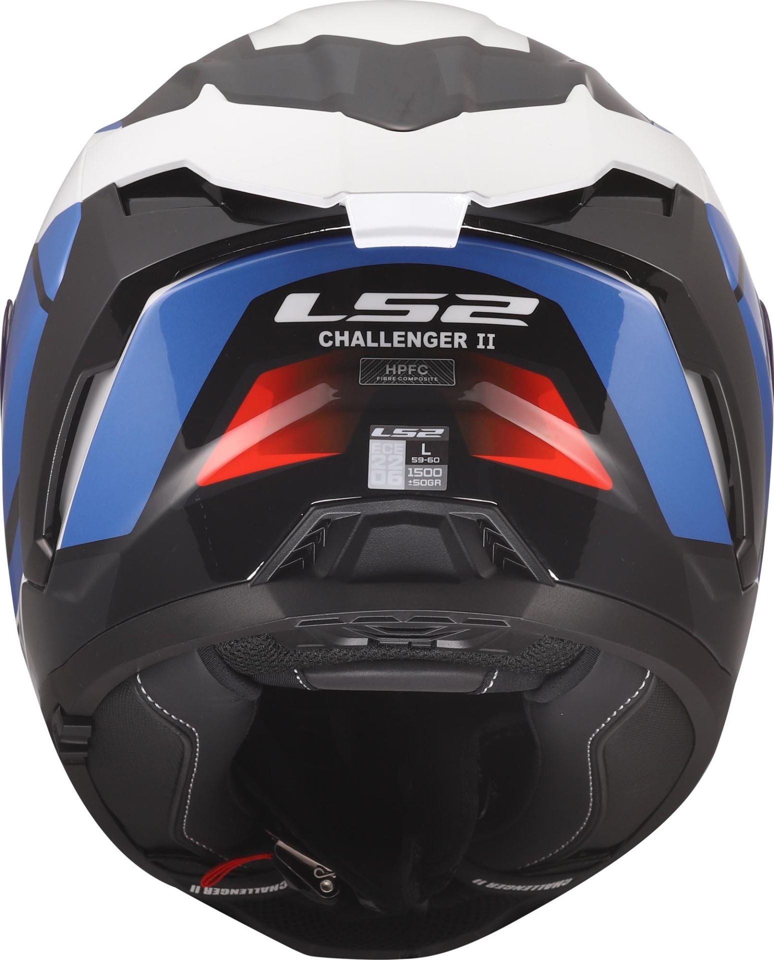 LS2 FF817 Challenger II Viper White/Blue/Red Helmet