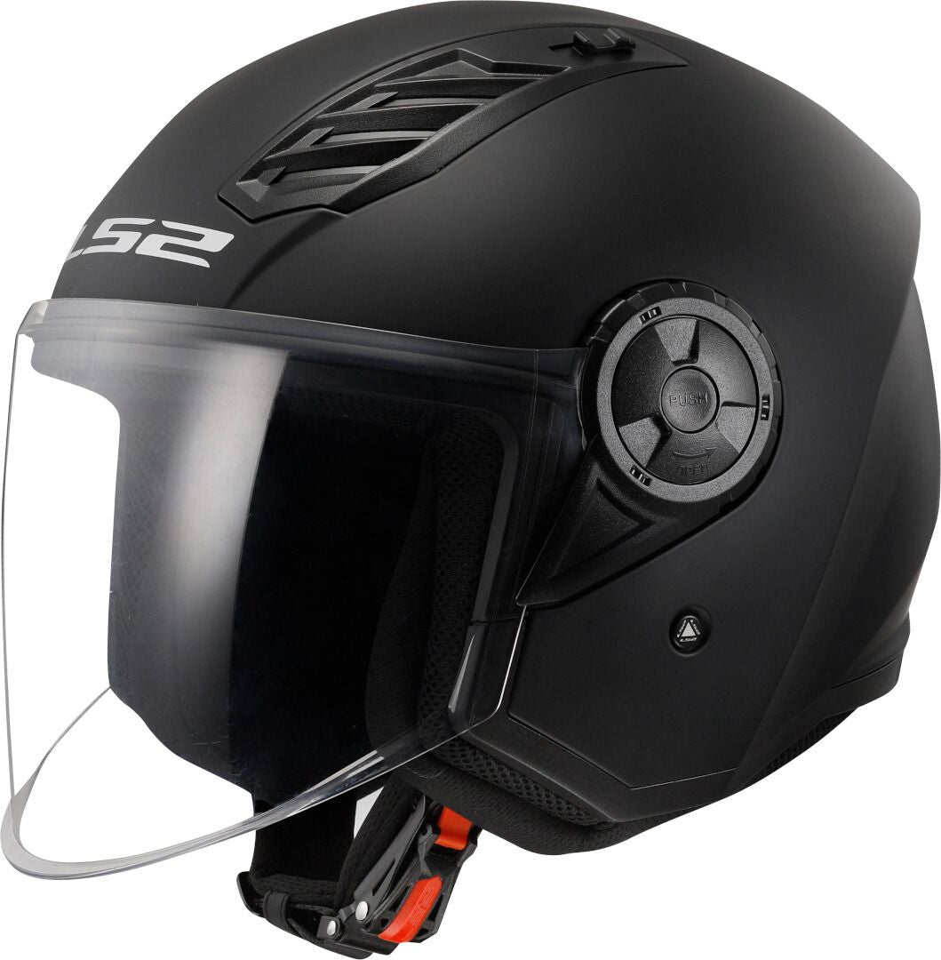 LS2 OF616 AirFlow II Matt Black Open Face Helmet