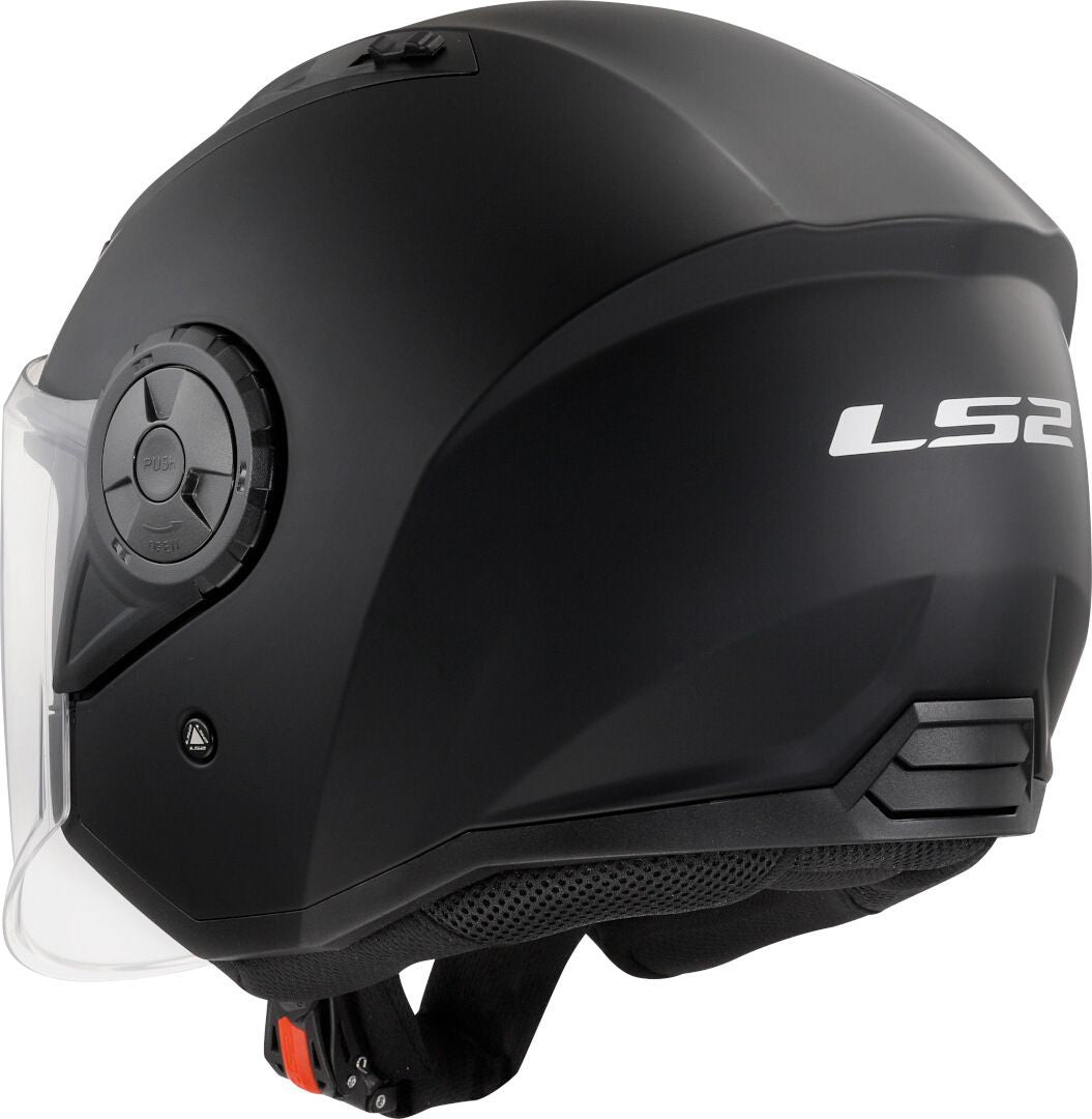 LS2 OF616 AirFlow II Matt Black Open Face Helmet