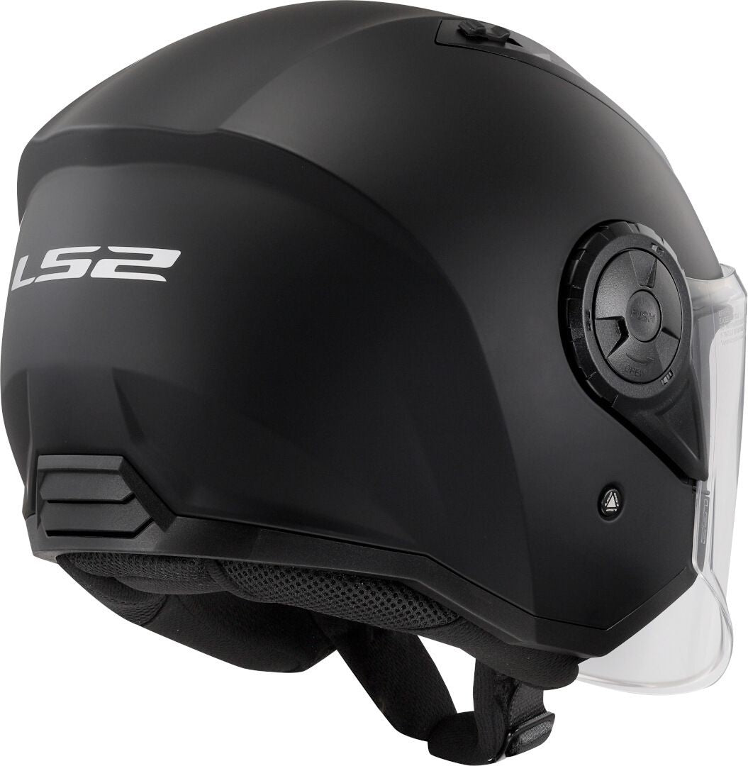 LS2 OF616 AirFlow II Matt Black Open Face Helmet