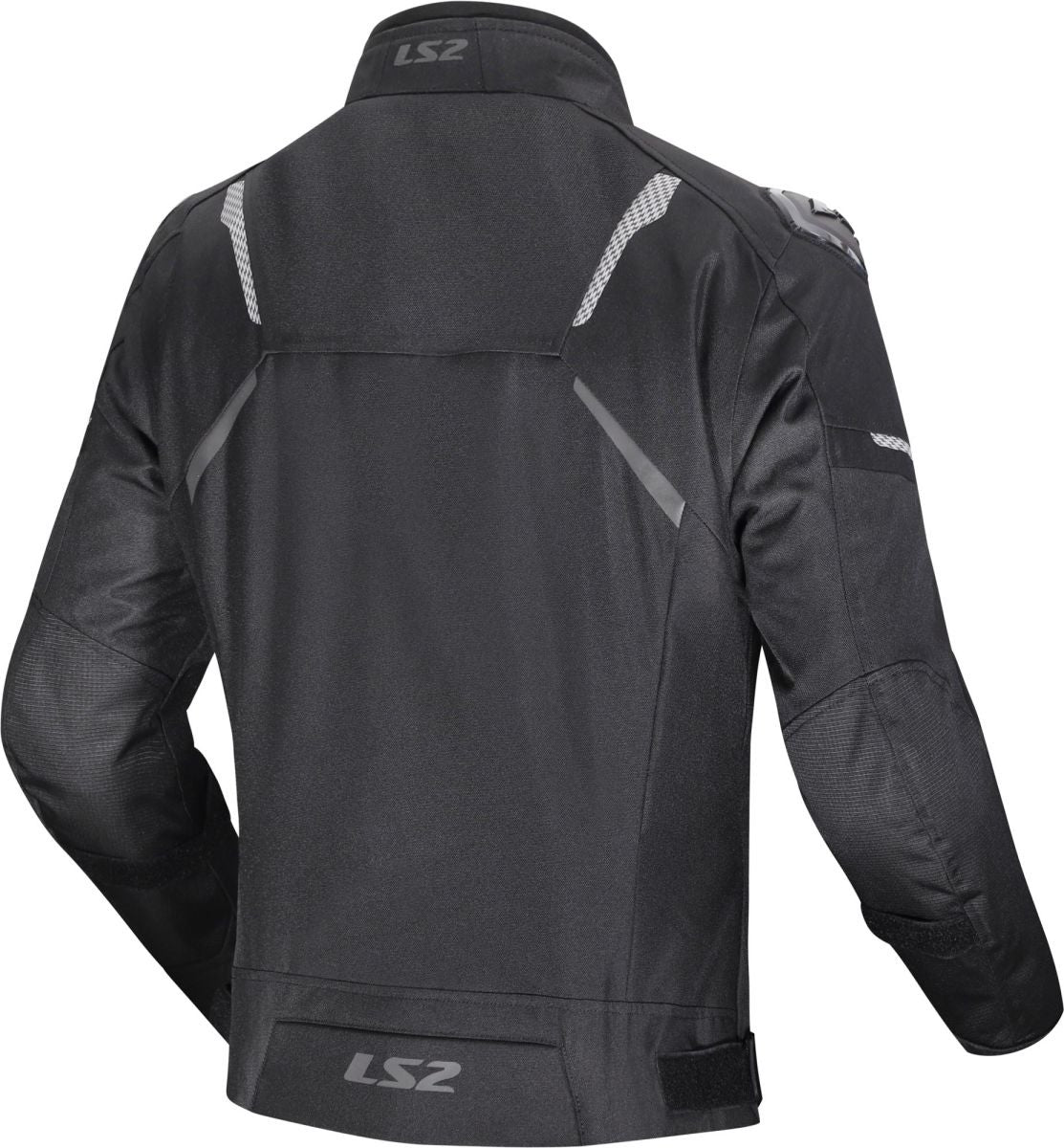 LS2 Zoom Man Waterproof Motorcycle Textile Black Jacket