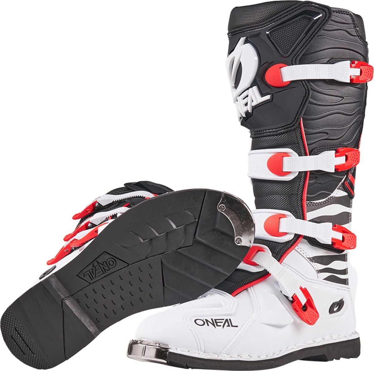 O'Neal 3SRS Zebra Black/White/Red MX Boots