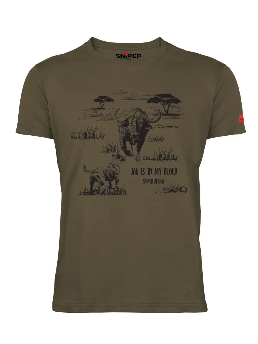 Sniper Africa Cayote Vintage Short Sleeve T-Shirt