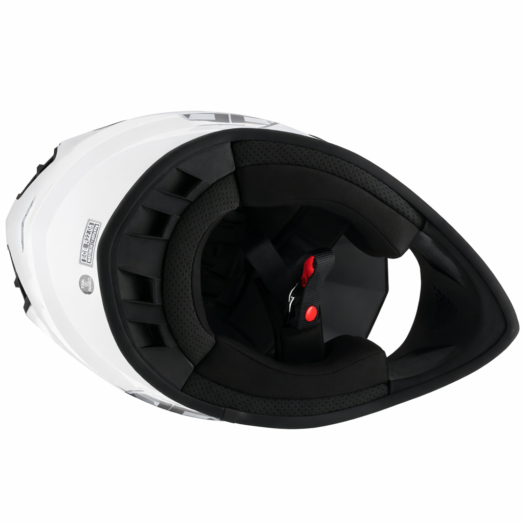 SGI Vortex MX Gloss White Helmet