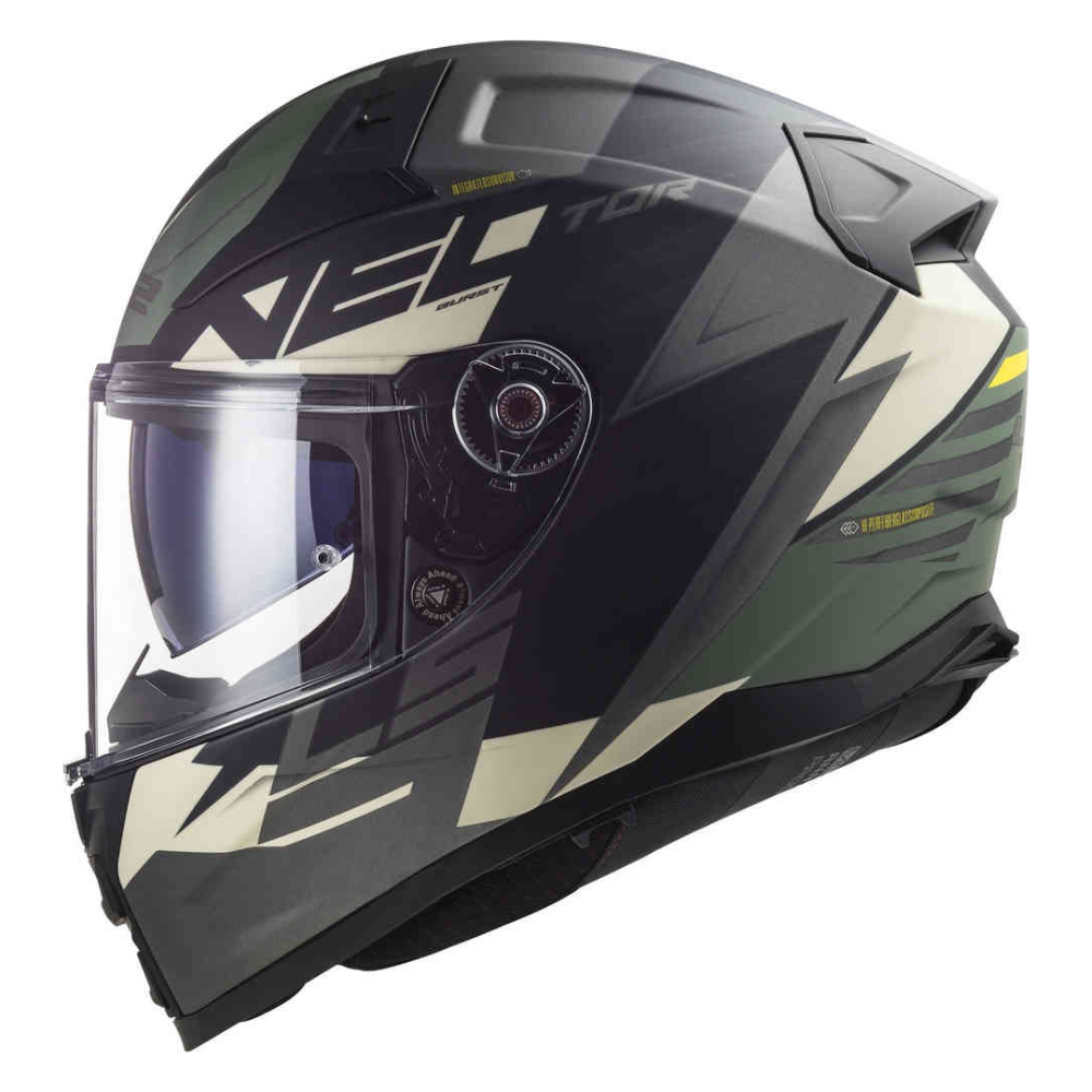 MC Auto: LS2 FF811 Vector II Absolute Matt Black/Silver Helmet