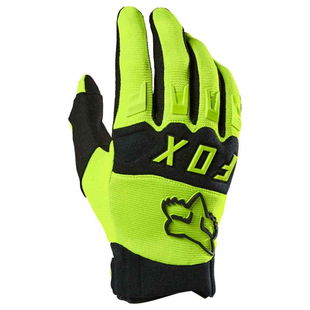 MC Auto: Fox DirtPaw Flo Yellow Gloves