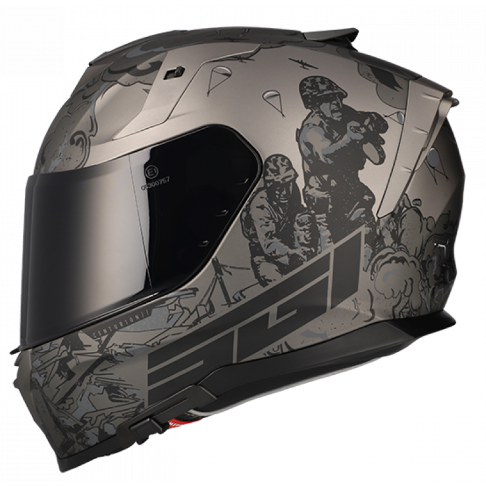 MC Auto: Spirit Rival Centurion Charcoal Helmet