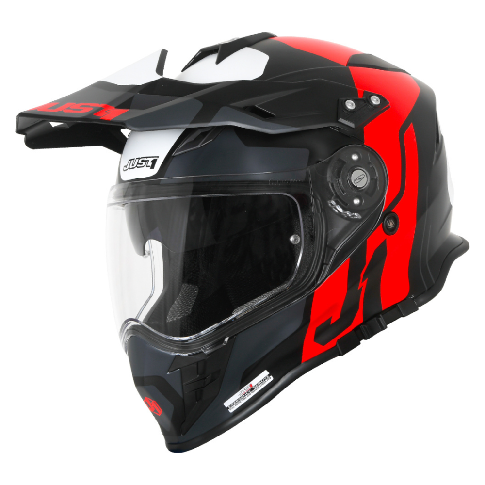 MC Auto: Just 1 J34 Pro Tour Motocross Red/Black Helmet