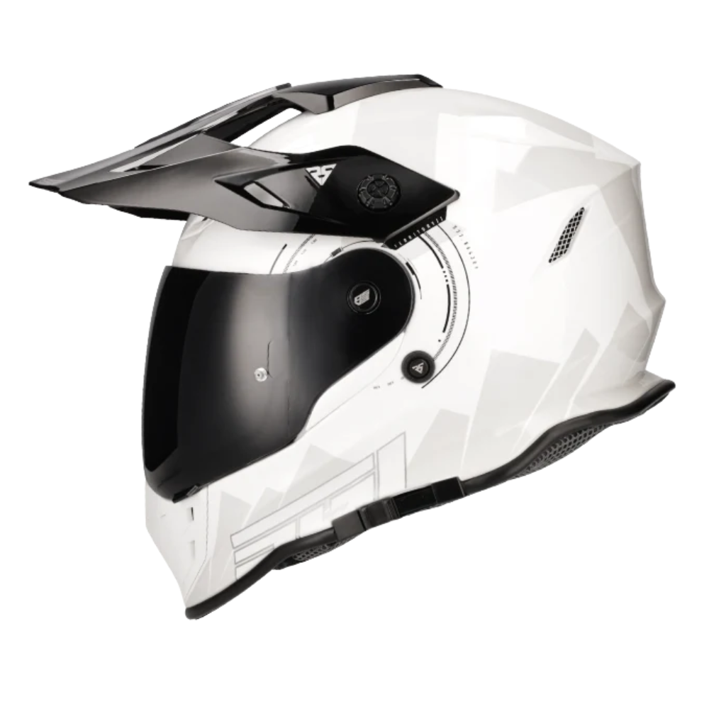 MC Auto: Spirit DSV3 Territory White/Grey Helmet