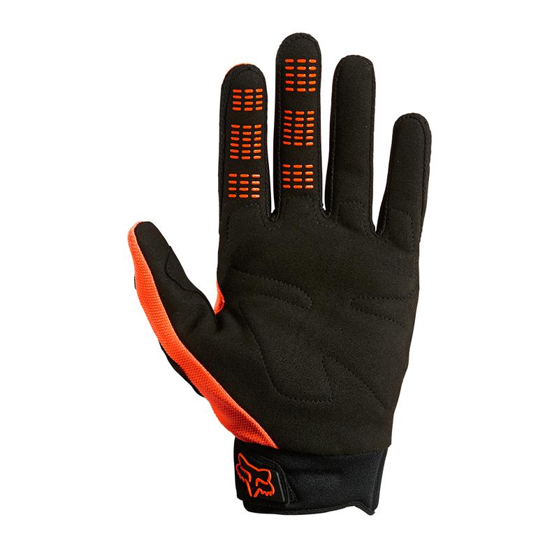 MC Auto: Fox DirtPaw Flo Orange/Black Gloves