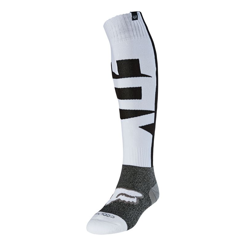 MC Auto: Fox Oktiv CoolMax Thick Black/White Socks
