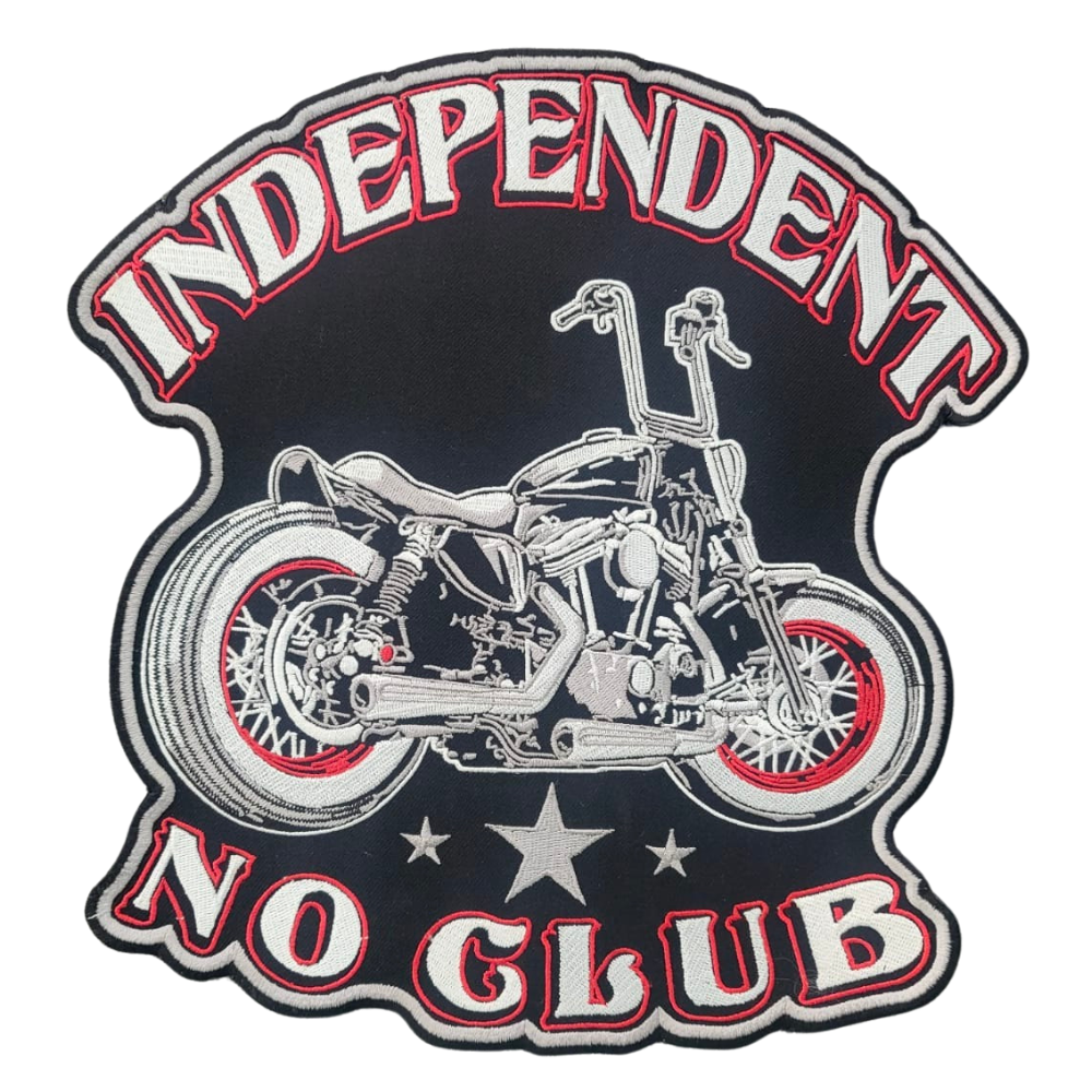MC Auto: Motorcycle Waistcoat Patch With Independent No Club