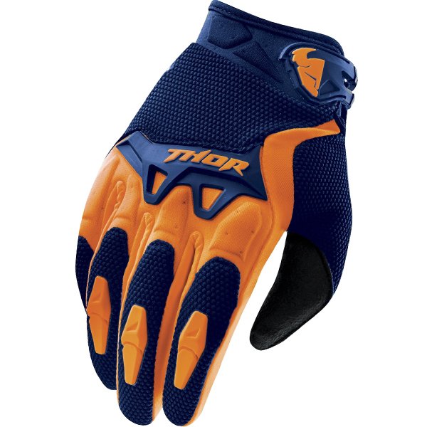 MC Auto: Thor Spectrum Navy/Orange Gloves