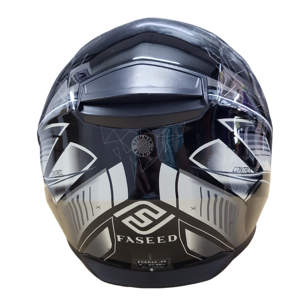 MC Auto: Faseed FS-816 ZXH Gloss Black Helmet