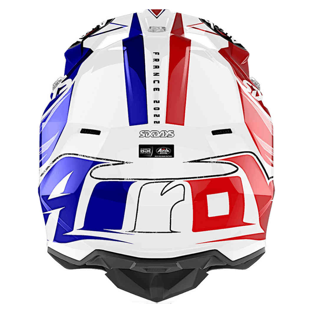 MC Auto: Airoh Wraap Six Days 2022 France Gloss Helmet
