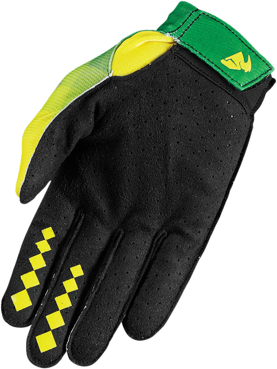 MC Auto: Thor Invert Pix Green Gloves