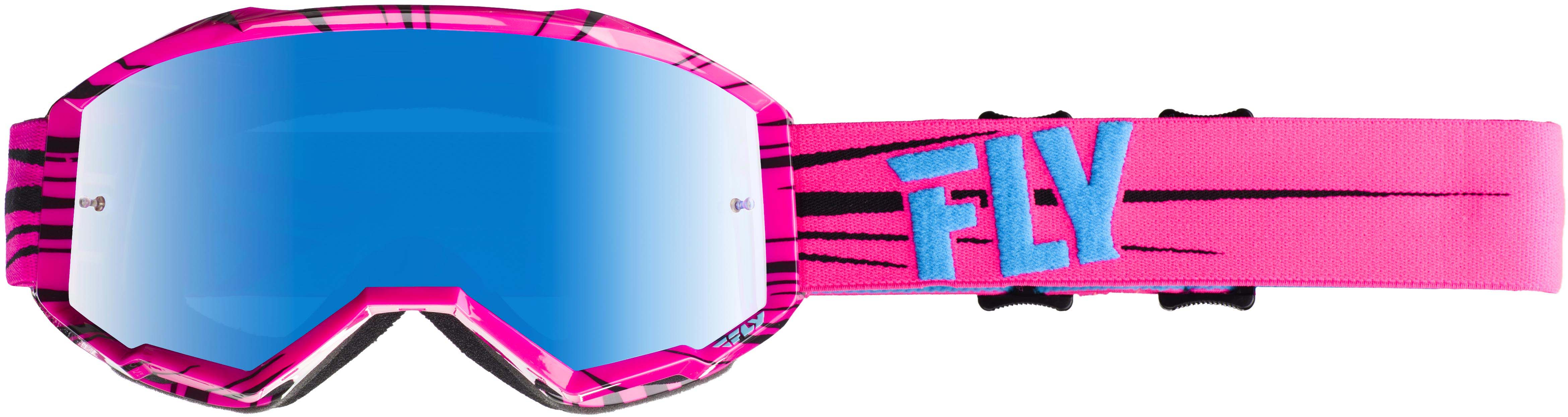 MC Auto: Fly Zone Pink/Teal/Sky Blue Mirror Goggle