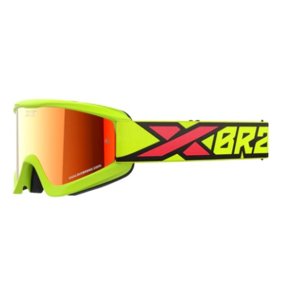 EKS Gox Flat Out Flo Yellow/Black/Fire Red Goggle