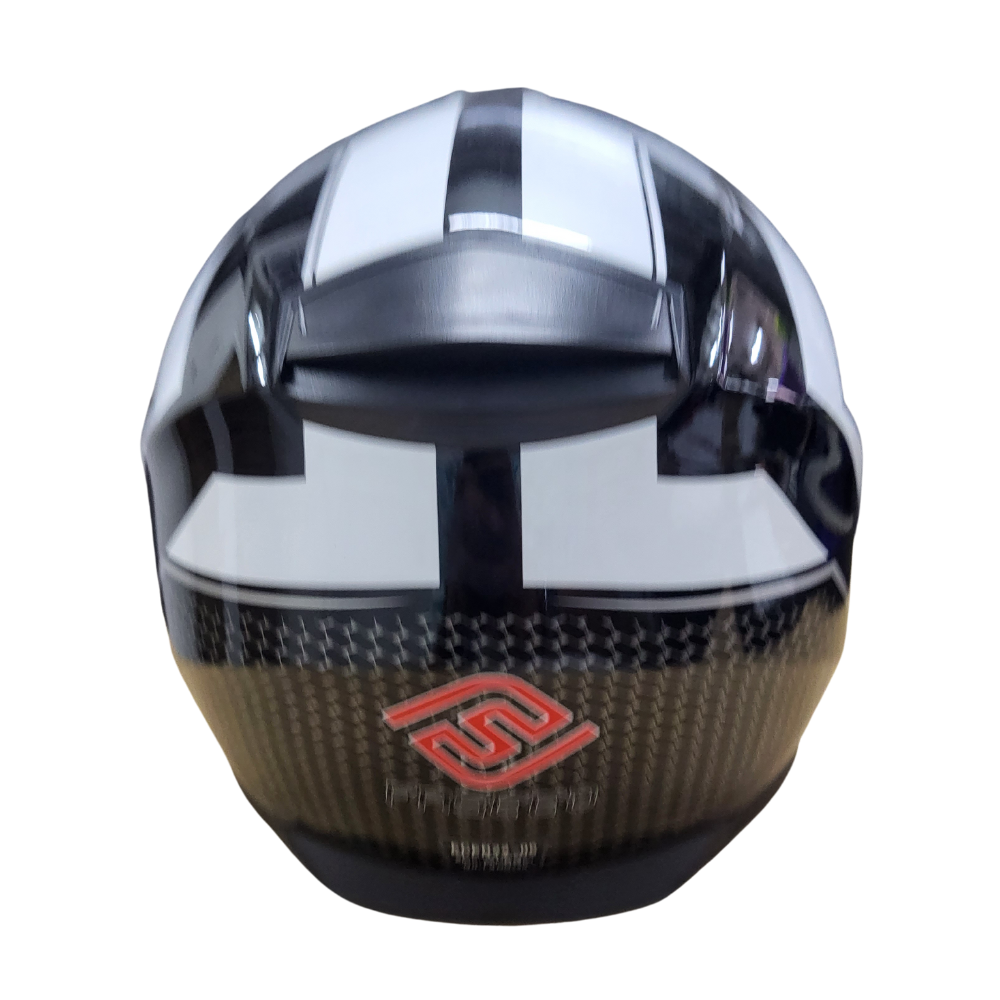 MC Auto: Faseed FS-816 Decal 7 Gloss Black Helmet