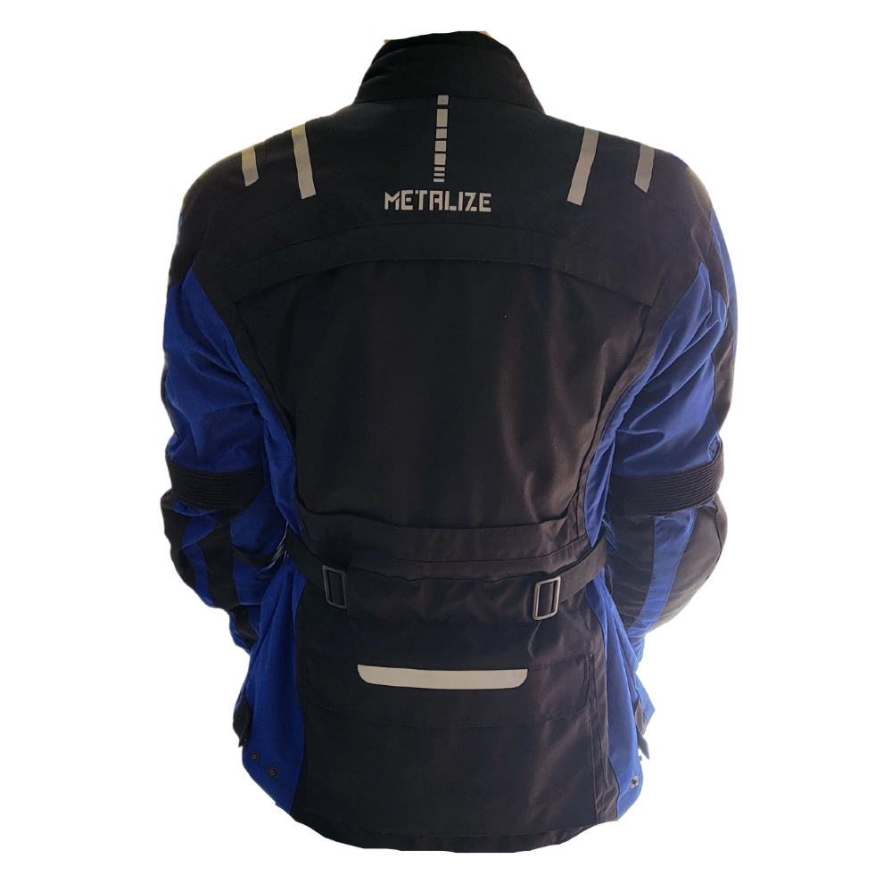 MC Auto: Metalize Textile 422 Black/Blue Jacket